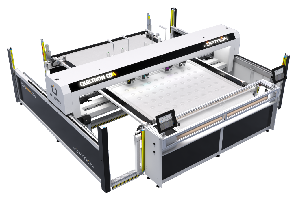 Acolchadora de cuatro cabezales QT4