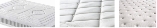 Tapas de colchón acolchadas con distintos diseños.